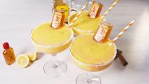 <p>Spice up your marg game with a jolt of cinnamon-flavored whisky.</p><p>Get the recipe from <a href="https://www.delish.com/cooking/recipe-ideas/recipes/a46695/fireball-margaritas-recipe/" rel="nofollow noopener" target="_blank" data-ylk="slk:Delish;elm:context_link;itc:0;sec:content-canvas" class="link ">Delish</a>.</p>
