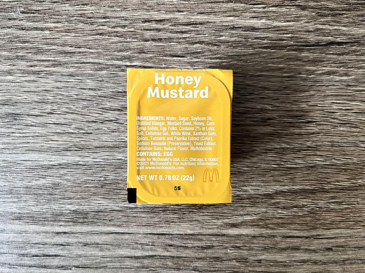 mcdonalds honey mustard