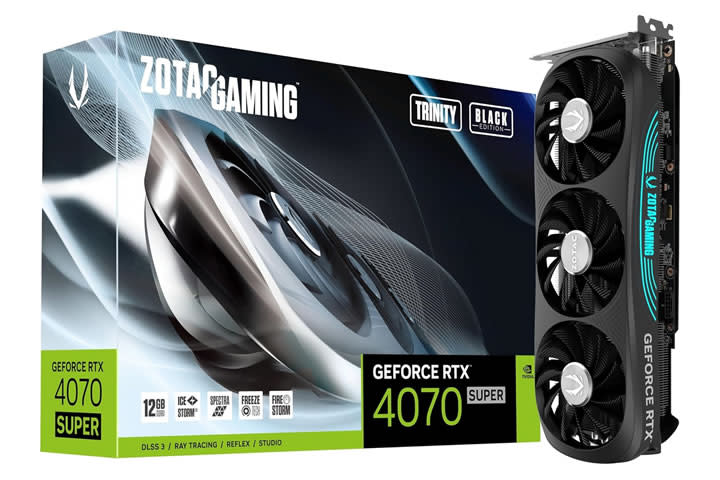 ZOTAC GeForce RTX 4070 Super Trinity Black Edition