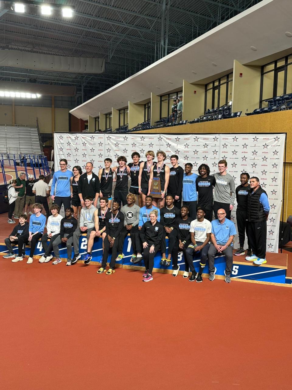 The Northridge boys indoor track and field team are the Class 6A 2024 state champions.