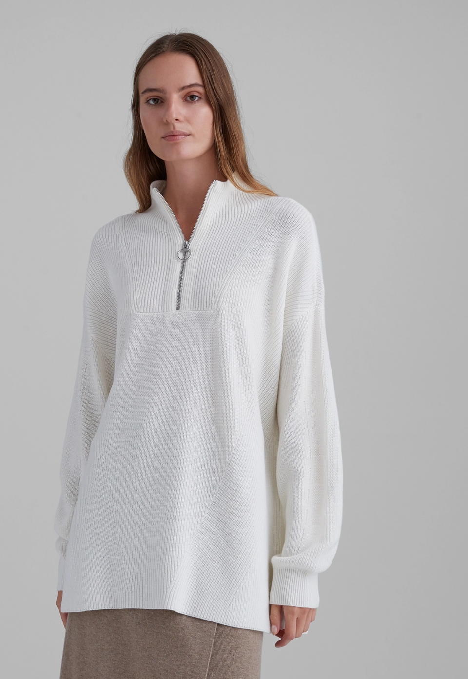 Quarter Zip Pullover Sweater. Image via Club Monaco.