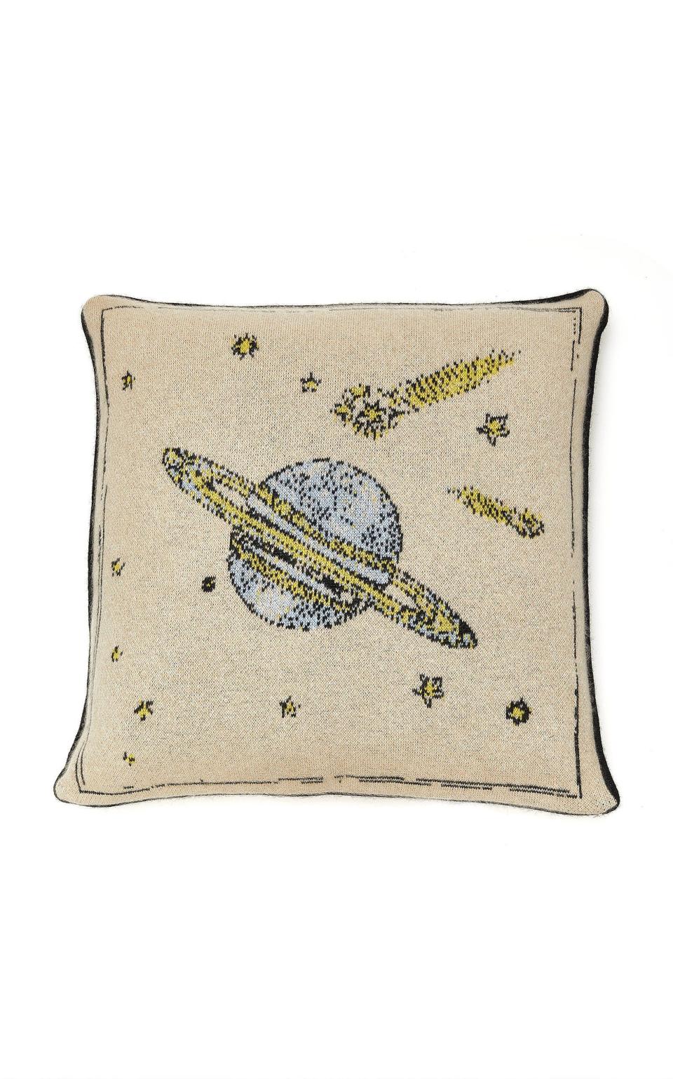 2) Galaxy Intarsia Cashmere Pillow