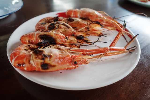 <p>Peeradon Warithkorasuth / Getty Images</p> Shellfish — including lobster and shrimp — were found to contain higher levels of forever chemicals.