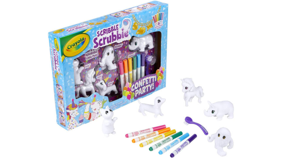 Crayola Scribble Scrubbie Pets Scrub Tub Animal Toy Set. (Photo: Amazon SG)