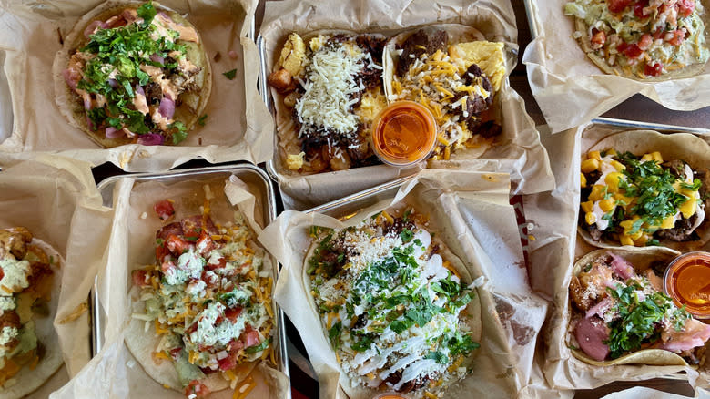 Torchy's tacos top view