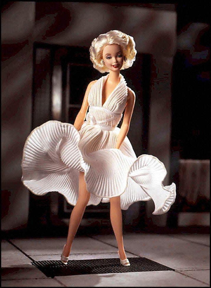 A Marilyn Monroe Barbie in 1997.