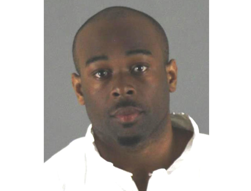 This undated photo provided by the Bloomington, Minn., Police Department, shows Emmanuel Deshawn Aranda, who was arrested in connection with an incident at the Mall of America where a 5-year-old boy plummeted three floors Friday, April 12, 2019, after being pushed or thrown from a balcony. (Bloomington Police Department via AP)