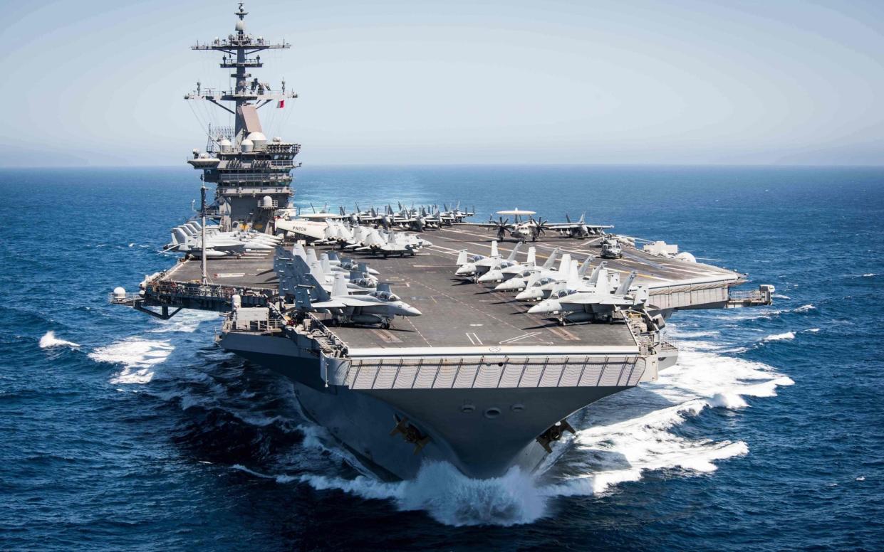 Seoul said the arrival of the USS Theodore Roosevelt 'demonstrates the strong defence posture of the South Korea-US alliance'