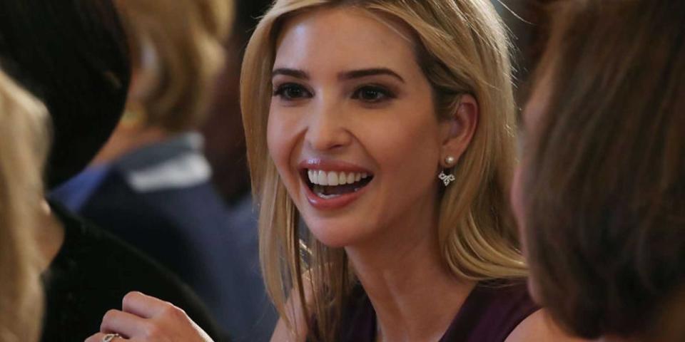 Ivanka transferred to her father's alma mater for college.