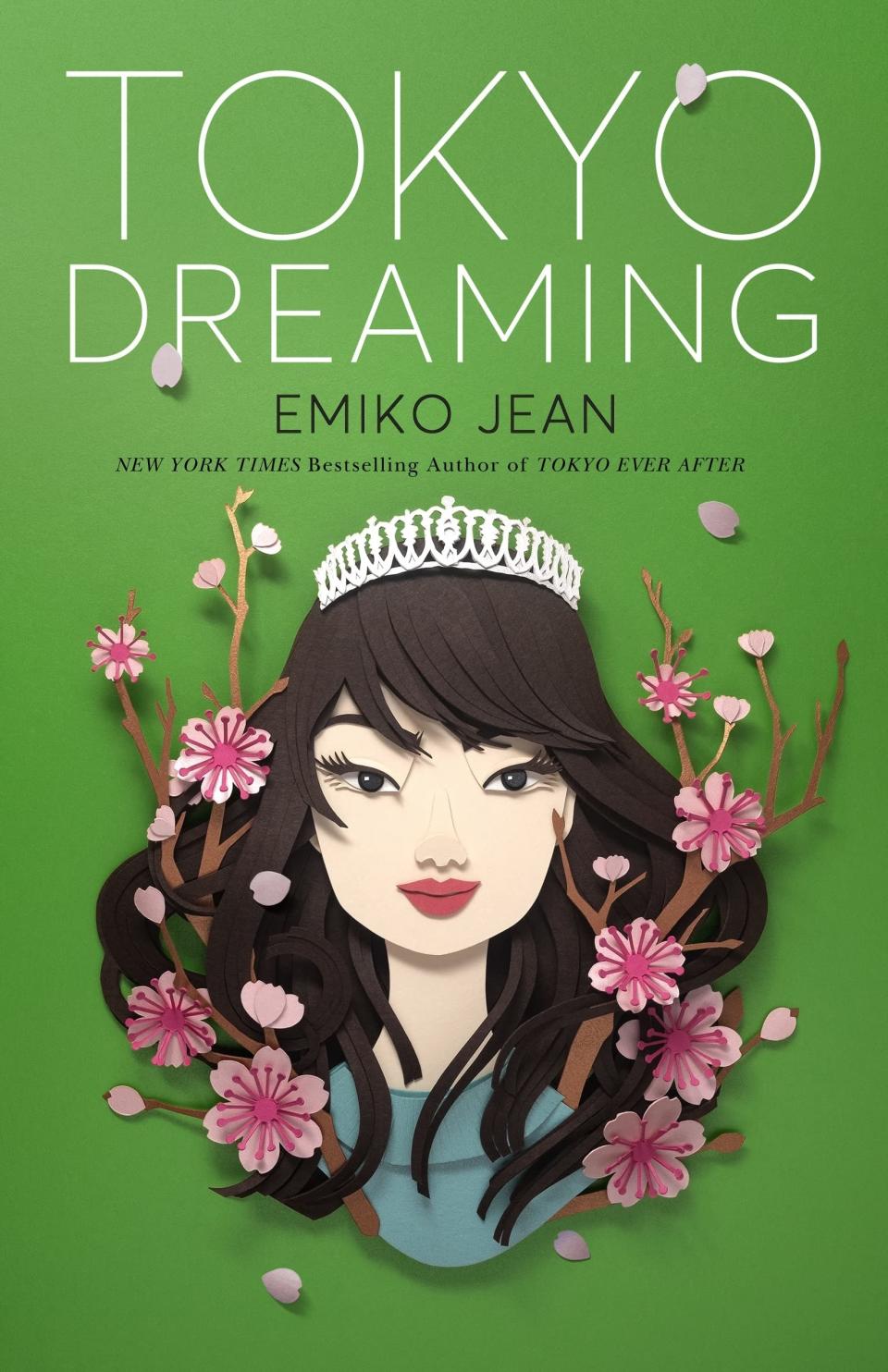 "Tokyo Dreaming" cover illustration of a young woman wearing a tiara