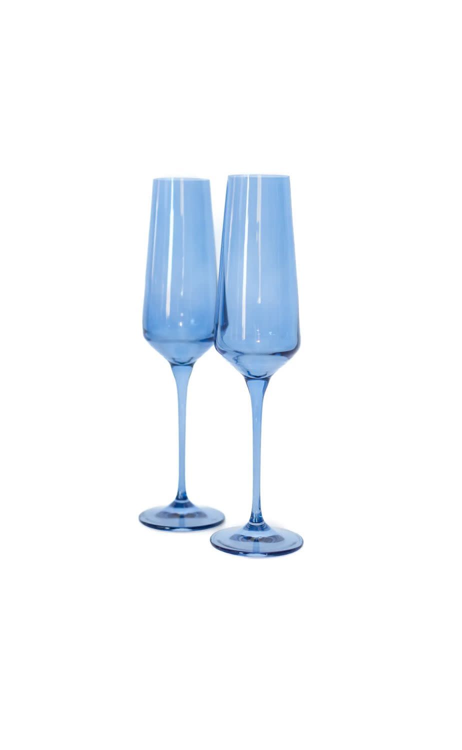 <p><strong>Estelle Colored Glass</strong></p><p>nordstrom.com</p><p><strong>$95.00</strong></p><p>Make their next toast one to remember with these vintage-inspired champagne glasses, available in six eye-catching colors: blue (shown here), mint green, lavender, blush pink and rose. </p>