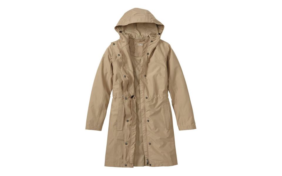 Warmest Option: L.L. Bean H2OFF PrimaLoft-Lined Raincoat
