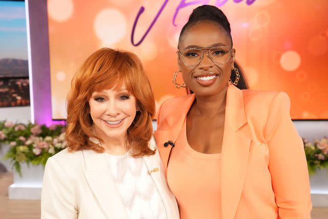 <p>Chris Haston / Warner Bros.</p> Reba McEntire and Jennifer Hudson.