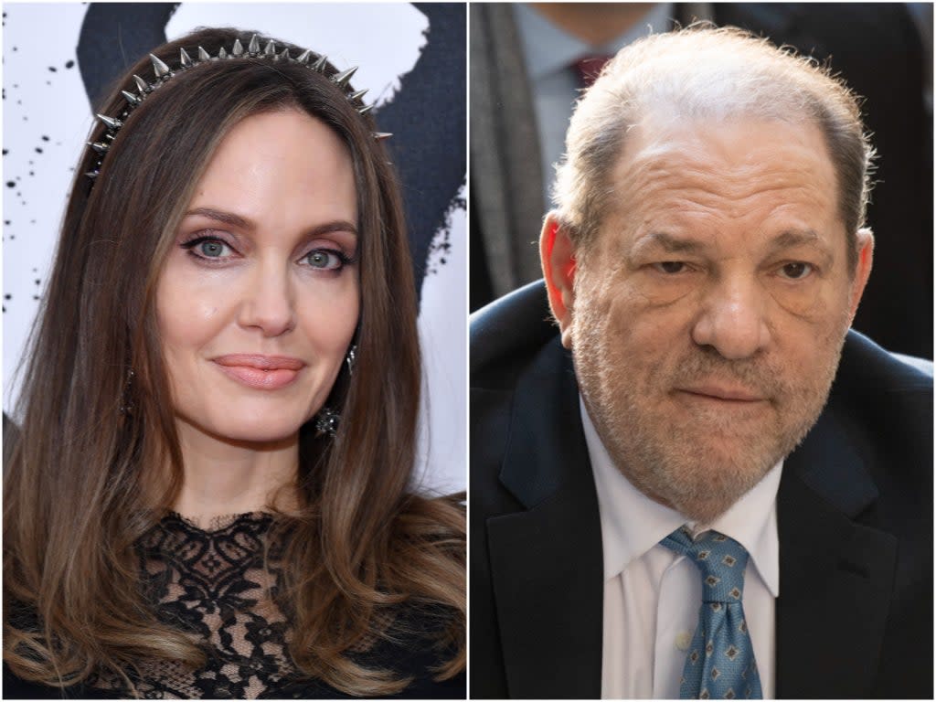 Jolie made the claims about Weinstein in a new interview (Getty)