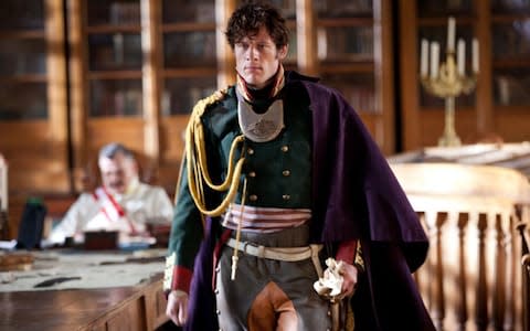 James Norton as Prince Andrei in War & Peace - Credit: BBC