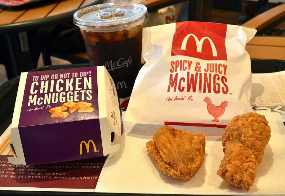 McDonald's chicken wings in Japan.