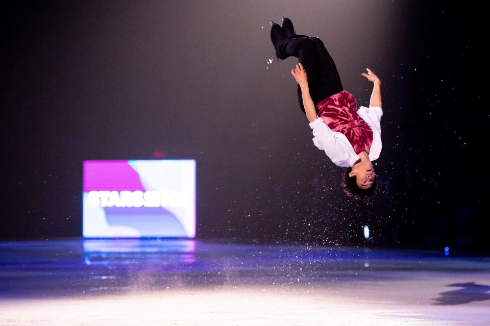 Nathan Chen performs during the Stars on Ice tour.