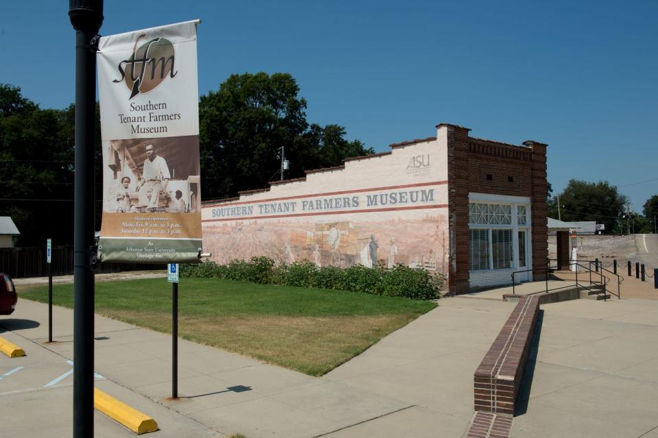 Southern Tenant Farmers Museum: This museum in Tyronza, Arkansas, focuses on the struggle of poor black and white tenant farmers who worked together to demand fair treatment and wages from their landlords.