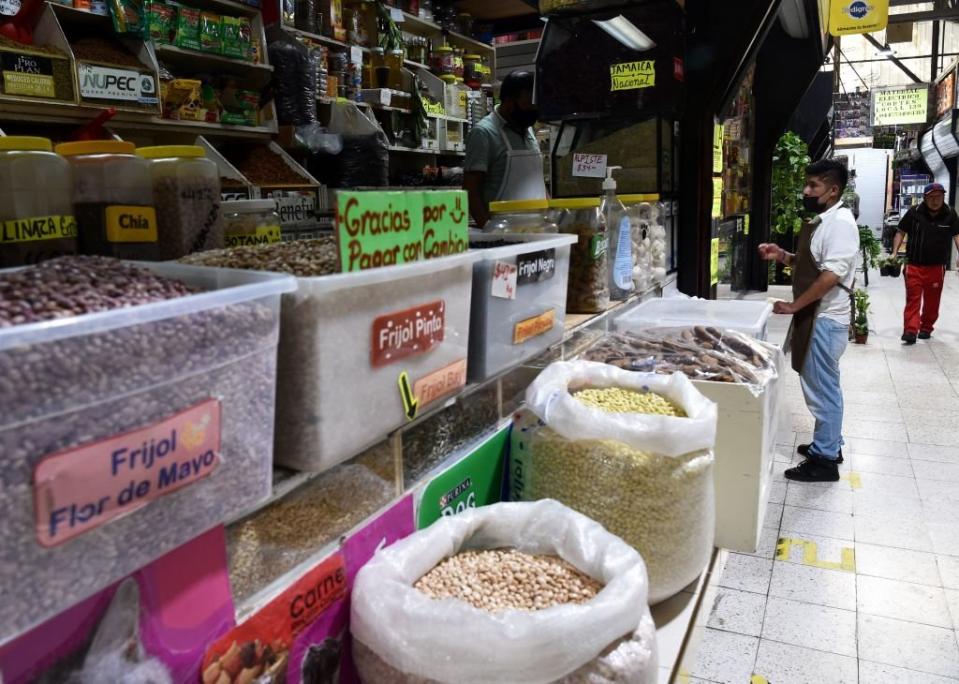 Mercado de legumbres.