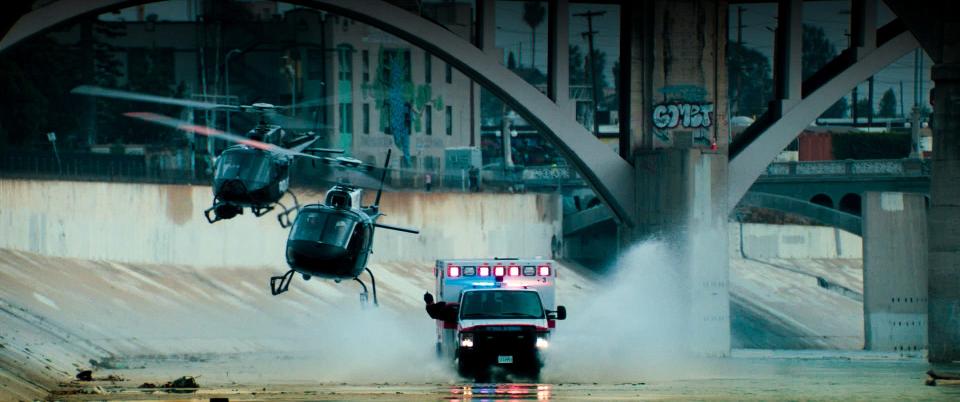 Jake Gyllenhaal as Danny Sharp in "Ambulance" directed by Michael Bay.