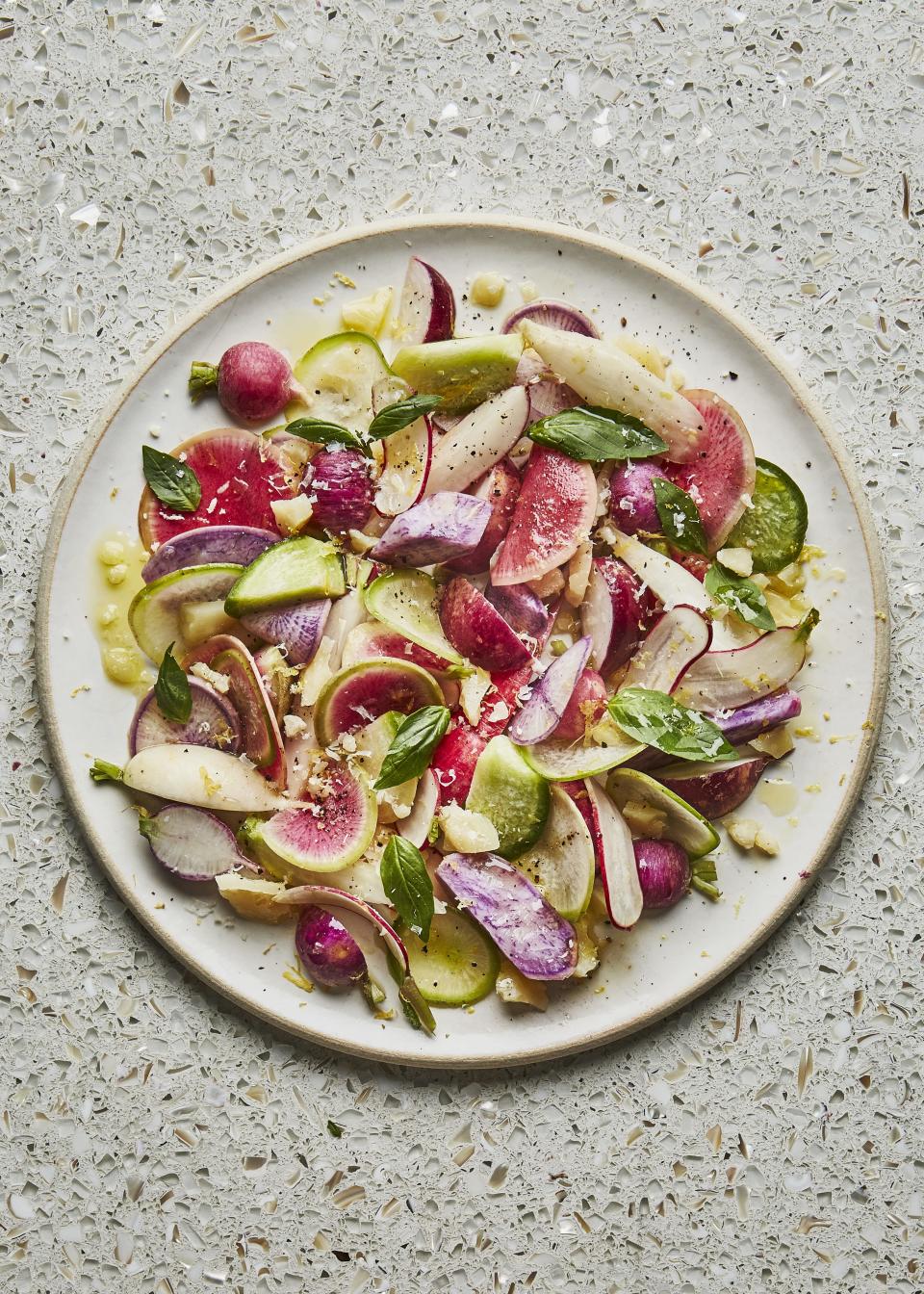 Radish Rainbow Salad