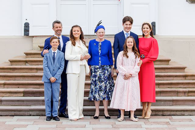 Patrick van Katwijk/Getty Princess Isabella of Denmark's May 2022 confirmation day.