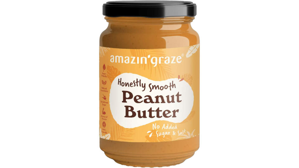 Amazin' Graze Smooth Peanut Butter, 350g. (Photo: Amazon SG)