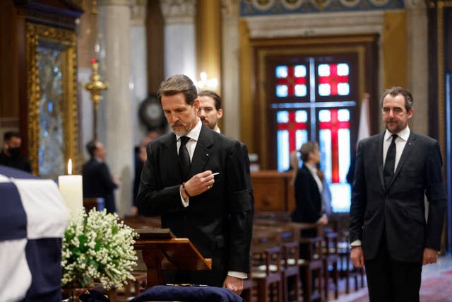 Royal funeral in Greece