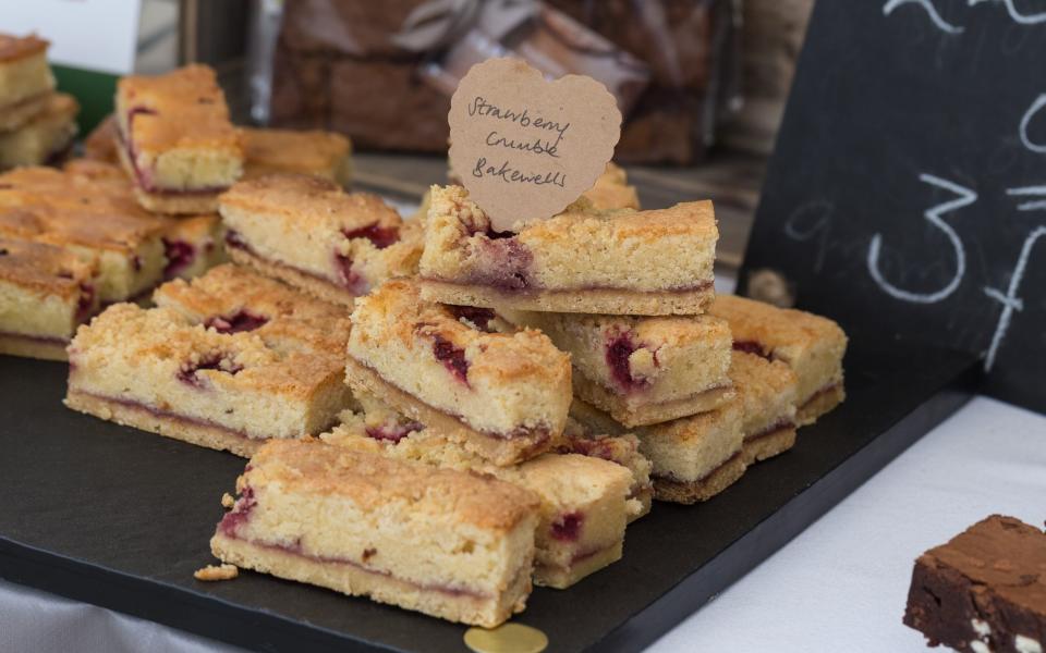 Bakewell tarts on display - Getty