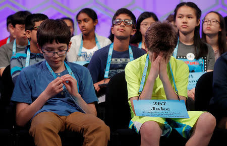 Contestants await their turn May 29, 2018. REUTERS/Kevin Lamarque