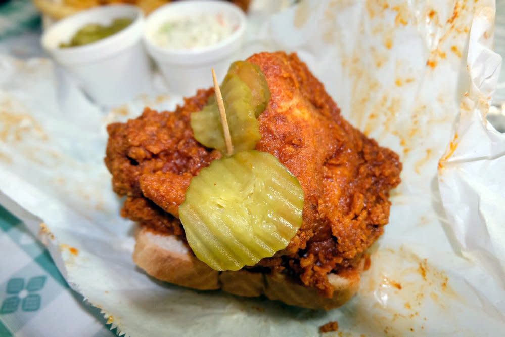 Hot Chicken, Prince's, Nashville, Tennessee