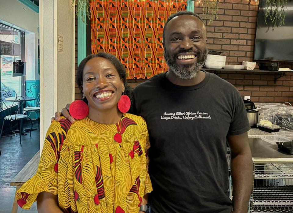 Charity and Koby Abban-Saah have opened a pop-up restaurant called Amazing Alheri that's open Saturdays at Sizzle's Kitchen in downtown Redding.