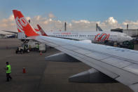 <b>Least safe</b><br>Among the total 60 carriers ranked, GOL Transportes Aéreos stands at No. 57. Gol is a Brazilian low-cost airline based in Comandante Lineu Gomes Square, São Paulo, Brazil. (Getty Images)