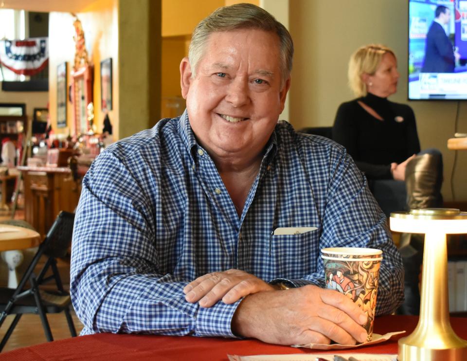 Congressman Ken Calvert during a meet and greet at the East Valley Republican Women Patriots headquarters in Palm Desert, Calif., on November 8, 2022.