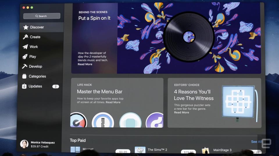 Apple has revealed a redesigned Mac App Store at WWDC 2018, which takes clear