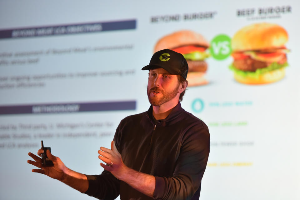 Beyond Meat founder and CEO Ethan Brown has growth on his mind. (Photo by Tom Cooper/Getty Images for Wellness Your Way Festival)
