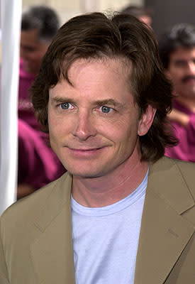 Michael J. Fox at the Los Angeles premiere of Disney's Atlantis: The Lost Empire