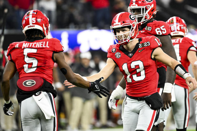 Georgia football national champions will be recognized at Braves game