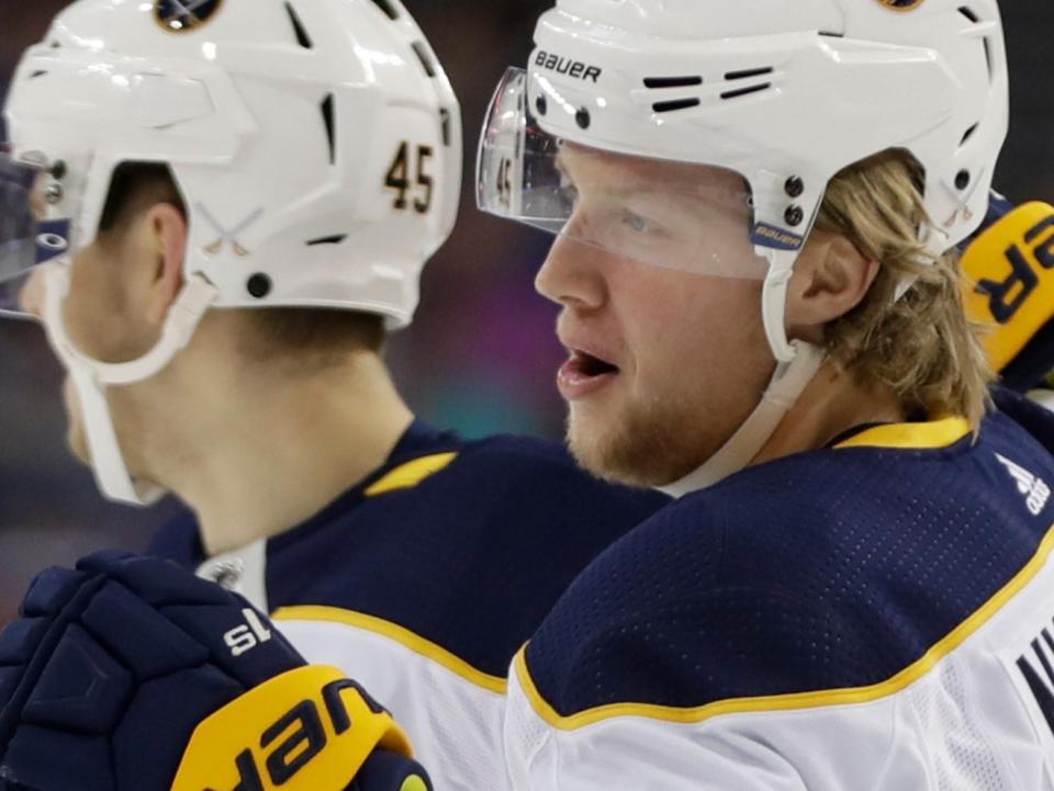 Alex Nylander is on his fourth NHL team having played for the Sabres, Blackhawks, Blackhawks before joining the Blue Jackets.