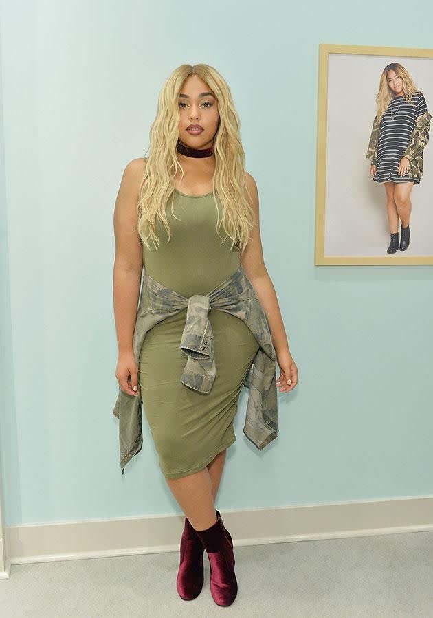 She has her own line of clothing, which she models for on Boohoo.com. Photo: Getty.