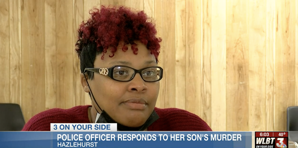 Laquandia Cooley arrived at a crime scene and found her son. Source: WLBT