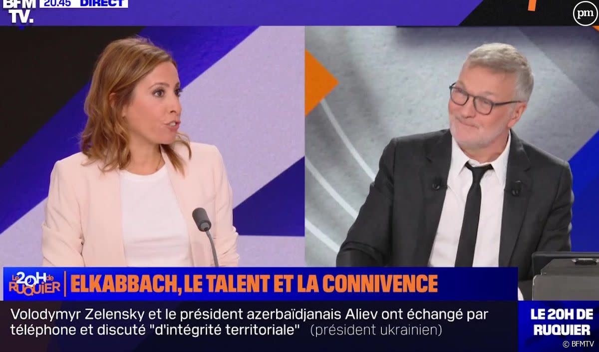 "C'est le scoop de la soirée" : Léa Salamé et Laurent Ruquier se retrouvent sur le plateau de BFMTV - BFMTV