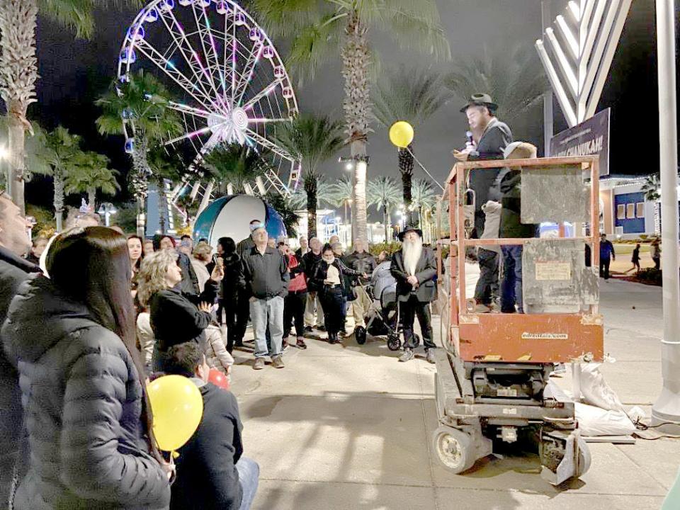 In observance of Hanukkah, the Chabad of Panama City Beach will host the third annual Grand Menorah Lighting Event at 5 p.m. on Monday at Pier Park.