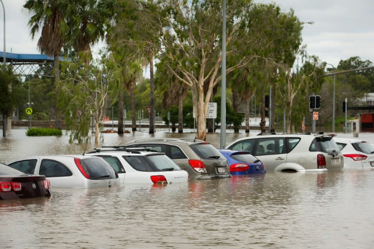 Queensland police warned the Logan River, which runs through Beenleigh south of Brisbane, would not hit peak flood levels for several more hours