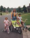 <p>The model took a page out of her own mom's book, posting a throwback of her mother rollerblading with a baby carriage. </p> <p>Graham also posted a video of herself getting some serious speed while rollerblading with her son Isaac, sporting a big smile on her face. </p> <p>"20 some years later and now I’m the mama with the skates and the stroller! I got it from <a href="https://www.instagram.com/mamagraham/" rel="nofollow noopener" target="_blank" data-ylk="slk:@mamagraham;elm:context_link;itc:0;sec:content-canvas" class="link ">@mamagraham</a>!! ⛸ 🍼" she wrote in the caption. </p> <p>She added, "Fun fact, my mom is the same age as I am now in this photo."</p>