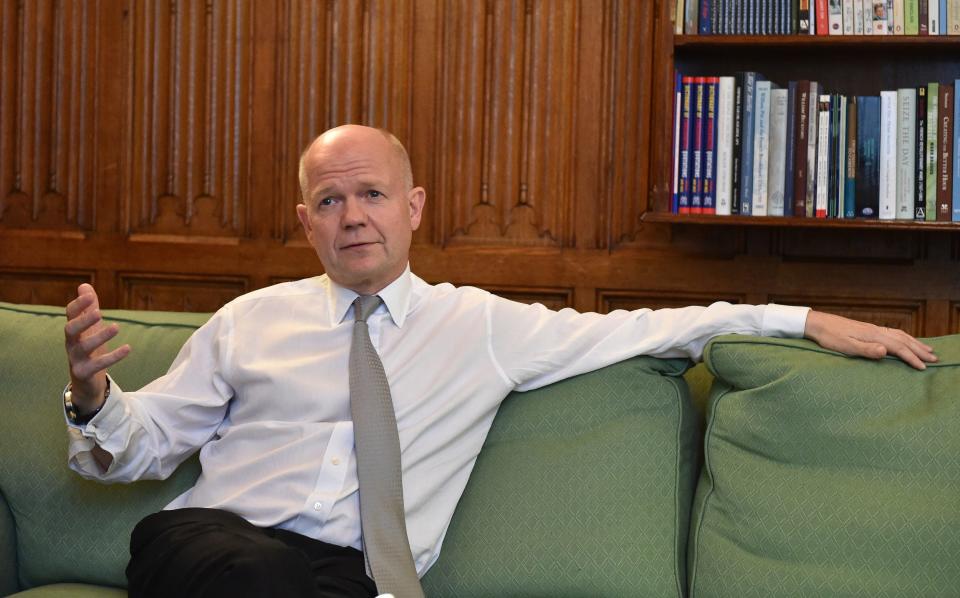 William Hague, as Leader of the House of Commons, 2014