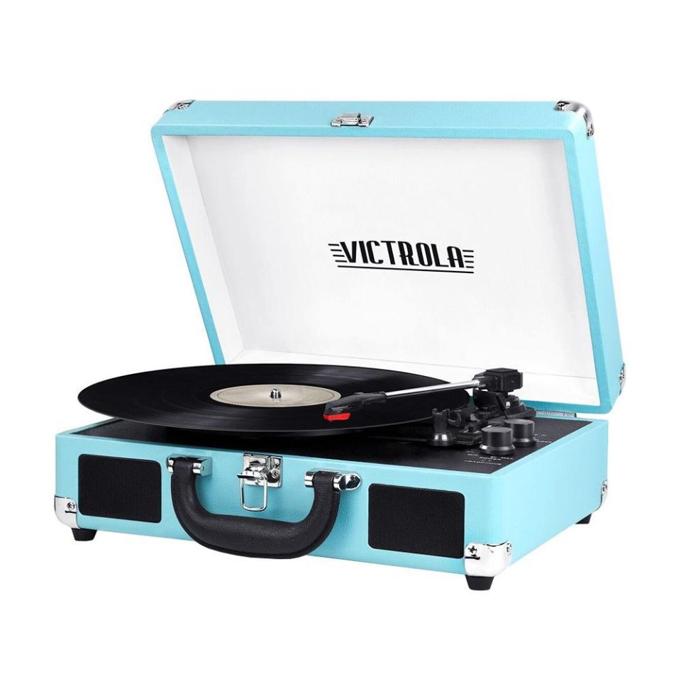 Victrola Bluetooth Portable Suitcase Record Player