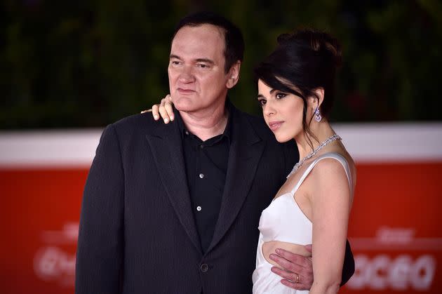 Quentin Tarantino and his wife Daniella, pictured at Rome Film Fest 2021, now have two children. (Photo: Mondadori Portfolio via Getty Images)