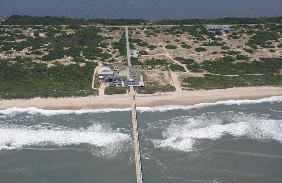 The Army Engineer Research and Development Center's Coastal and Hydraulics Laboratory Field Research Facility is in Duck on the Outer Banks.