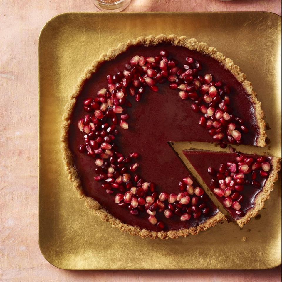 Pomegranate Orange Tart